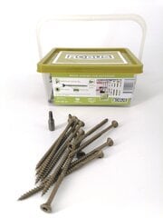 Medsraigčiai lauko darbams, torx, C3, 4.5 x 80 /42, 100 vnt. + torx galvutė dovanų цена и информация | Крепежные изделия | pigu.lt