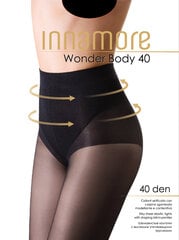 Pėdkelnės moterims Innamore Wonder Body 40 DEN, rudos spalvos цена и информация | Колготки | pigu.lt