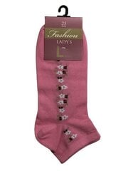Trumpo dizaino kojinės moterims, rožinės kaina ir informacija | Moteriškos kojinės | pigu.lt