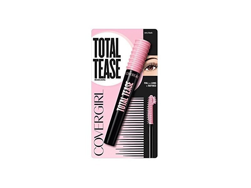 Blakstienų tušas Covergirl Total Tease, 6 ml, 800 Very Black цена и информация | Akių šešėliai, pieštukai, blakstienų tušai, serumai | pigu.lt