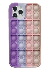 Hallo POP IT, skirtas Apple iPhone 12 Pro Max, violetinis/rožinis kaina ir informacija | Telefono dėklai | pigu.lt