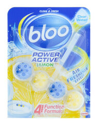 Bloo tualeto valiklis-gaiviklis Power Active Lemon, 50 g kaina ir informacija | Valikliai | pigu.lt