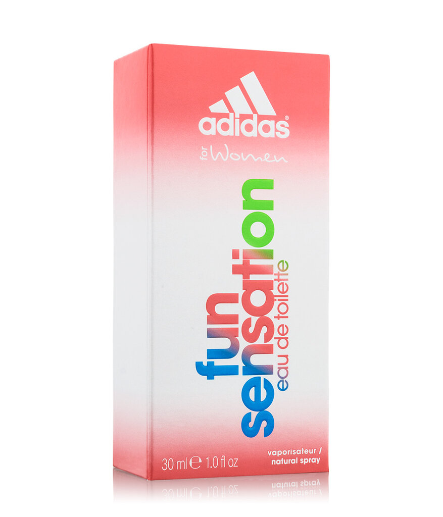 Tualetinis vanduo Adidas Fun Sensation EDT moterims 30 ml цена и информация | Kvepalai moterims | pigu.lt