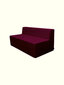 Sofa Wood Garden New Torino 156 Premium, tamsiai raudona kaina ir informacija | Lauko kėdės, foteliai, pufai | pigu.lt