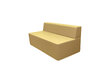 Sofa Wood Garden New Torino 156 Eco, smėlio spalvos kaina ir informacija | Lauko kėdės, foteliai, pufai | pigu.lt