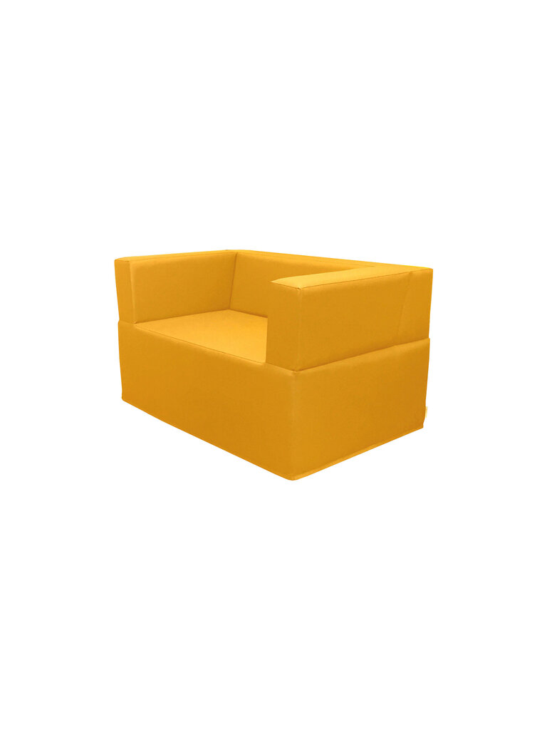 Sofa Wood Garden New Bergamo 117 Premium, geltona kaina ir informacija | Lauko kėdės, foteliai, pufai | pigu.lt