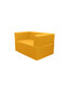 Sofa Wood Garden New Bergamo 117 Premium, geltona kaina ir informacija | Lauko kėdės, foteliai, pufai | pigu.lt