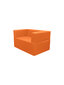 Sofa Wood Garden New Bergamo 117 Premium, oranžinė цена и информация | Lauko kėdės, foteliai, pufai | pigu.lt