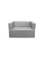 Sofa Wood Garden New Bergamo 117 Premium, pilka kaina ir informacija | Lauko kėdės, foteliai, pufai | pigu.lt