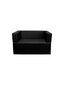 Sofa Wood Garden New Bergamo 117 Premium, juoda kaina ir informacija | Lauko kėdės, foteliai, pufai | pigu.lt