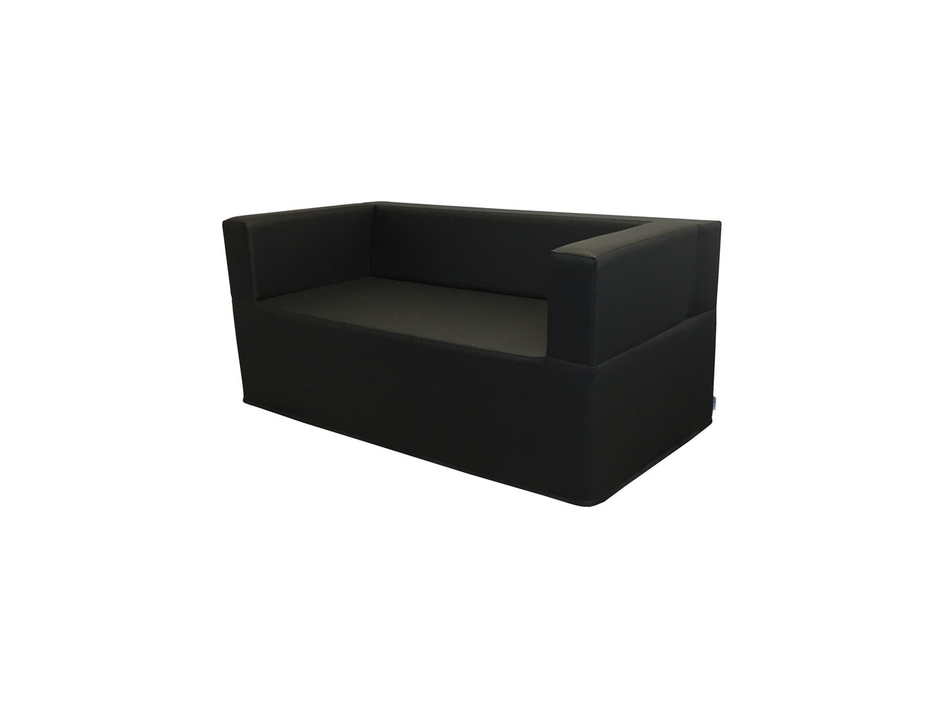 Sofa Wood Garden New Bergamo 156 Premium, juoda kaina ir informacija | Lauko kėdės, foteliai, pufai | pigu.lt
