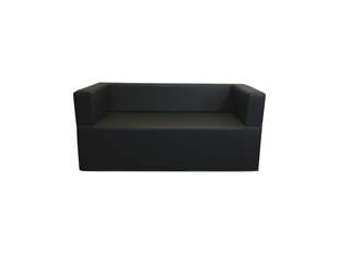 Sofa Wood Garden New Bergamo 156 Premium, juoda kaina ir informacija | Lauko kėdės, foteliai, pufai | pigu.lt