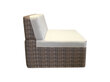 Fotelis Wood Garden New Ancona 78 Premium, rudas kaina ir informacija | Lauko kėdės, foteliai, pufai | pigu.lt
