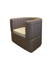 Кресло Wood Garden Como 78 Premium, коричневое цена и информация | Садовые стулья, кресла, пуфы | pigu.lt