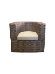 Fotelis Wood Garden Como 78 Premium, rudas kaina ir informacija | Lauko kėdės, foteliai, pufai | pigu.lt