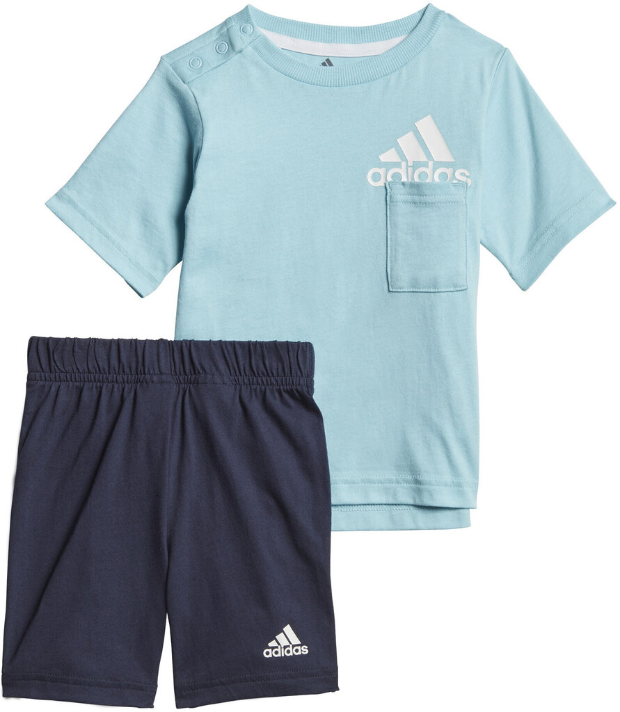 Sportinis kostiumas vaikams Adidas I Bos Sum GM8943, mėlynas kaina ir informacija | Komplektai berniukams | pigu.lt