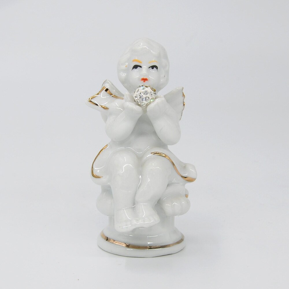 Porcelianinis angelas цена и информация | Interjero detalės | pigu.lt