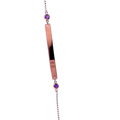 Золотой браслет OZT25V_AU585AP_001_PINK-2,15-18,00 CM цена и информация | Женский браслет | pigu.lt