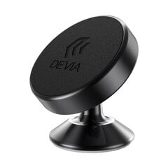 Универсальный автомобильный держатель телефона Devia Sucker магнитный, черный цена и информация | Держатели для телефонов | pigu.lt