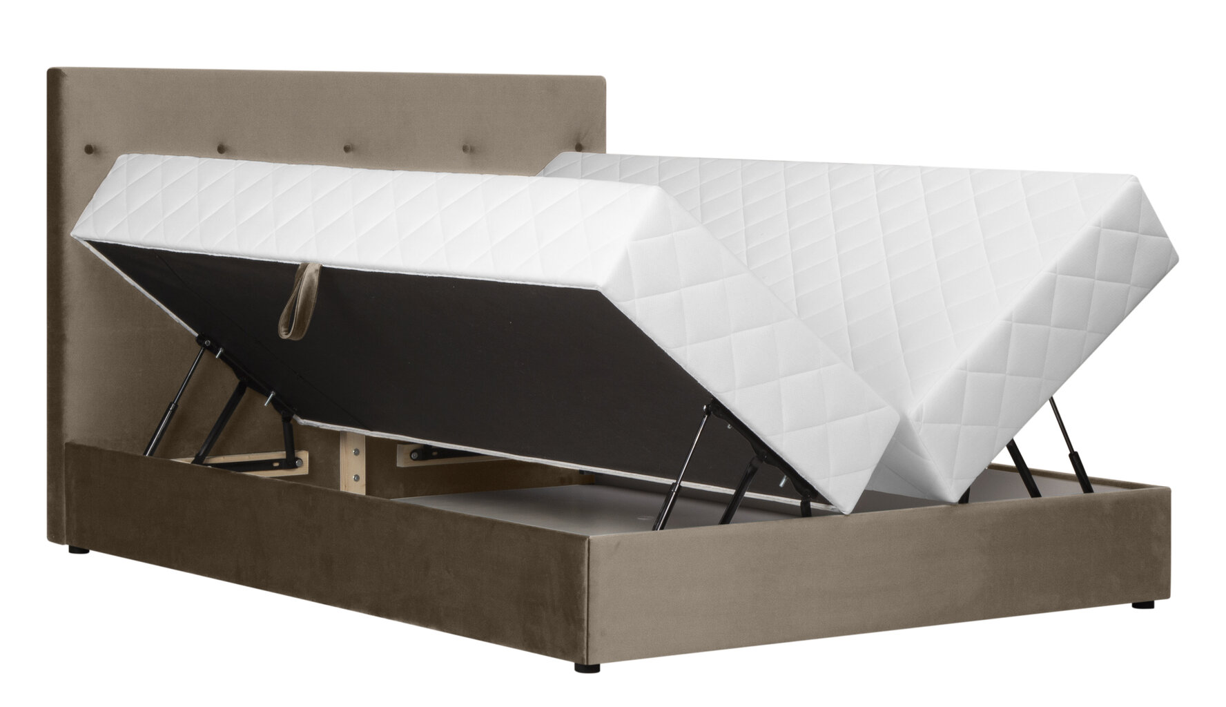 Lova Boxy Nr.3, 180x200 cm, šviesiai ruda kaina ir informacija | Lovos | pigu.lt