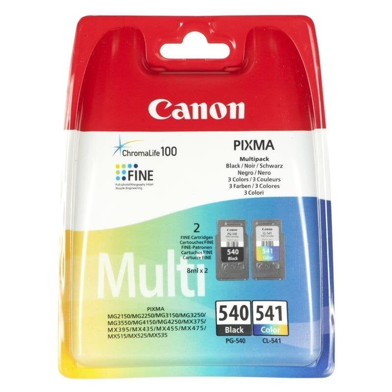 CANON PG-540/CL-541 Multi pack (2 vnt.) цена и информация | Kasetės rašaliniams spausdintuvams | pigu.lt