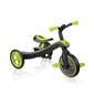 Paspirtukas - triratukas Globber Explorer Trike Lime Green (4 in 1) цена и информация | Balansiniai dviratukai | pigu.lt