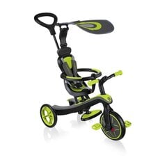 Скутер - трехколесный велосипед Globber Explorer Trike Lime Green (4 в 1) цена и информация | Балансировочные велосипеды | pigu.lt