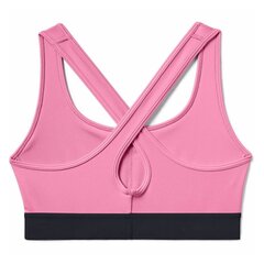 Sportinė liemenėlė moterims Under Armour Mid Crossback UA1307200, rožinė цена и информация | Спортивная одежда женская | pigu.lt