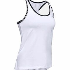Sportiniai marškinėliai moterims Under Armour, balti kaina ir informacija | Sportinė apranga moterims | pigu.lt