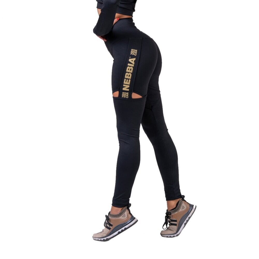 Tamprės moterims Nebbia Honey Bunny NEB8200110, juodos kaina ir informacija | Sportinė apranga moterims | pigu.lt