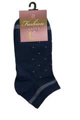 Trumpo dizaino kojinės moterims, mėlynos kaina ir informacija | Moteriškos kojinės | pigu.lt