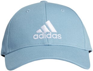 Kepurė Adidas Bball Cap Cot GM6271/OSFM, mėlyna kaina ir informacija | Vyriški šalikai, kepurės, pirštinės | pigu.lt