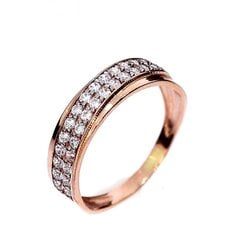 Auksinis žiedas moterims MK20210605 kaina ir informacija | Žiedai | pigu.lt