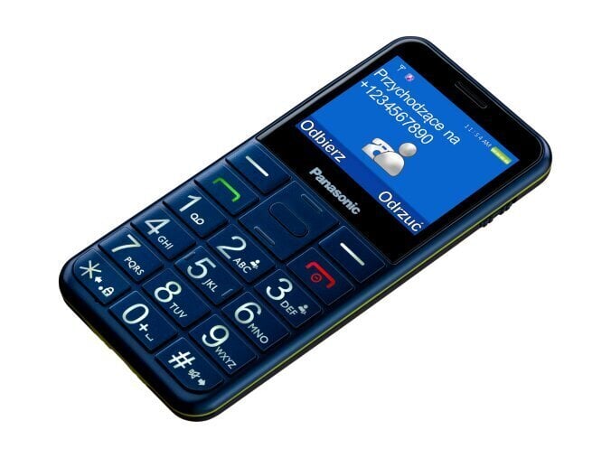 Panasonic KX-TU155EXBN Blue kaina ir informacija | Mobilieji telefonai | pigu.lt