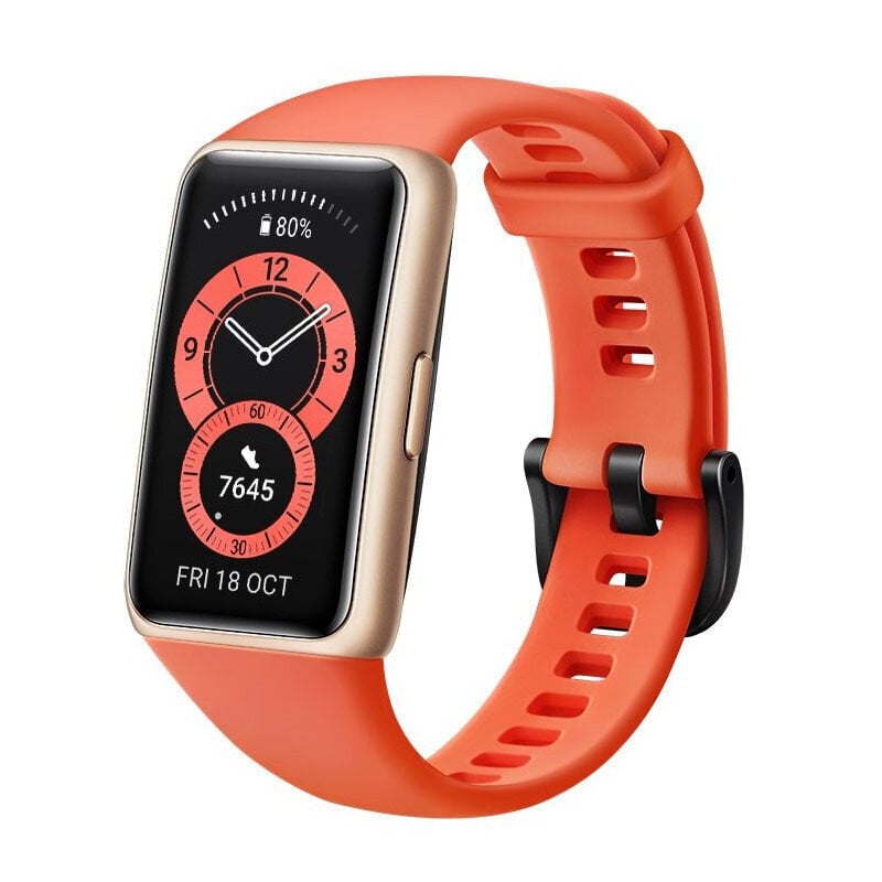 Huawei Band 6 Amber Sunrise kaina ir informacija | Išmaniosios apyrankės (fitness tracker) | pigu.lt