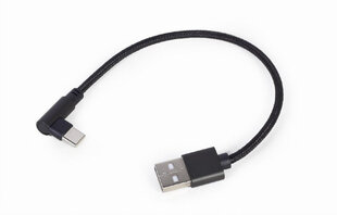 CABLE USB2 TO USB-C ANGLED/CC-USB2-AMCML-0.2M GEMBIRD kaina ir informacija | Gembird Mobilieji telefonai ir jų priedai | pigu.lt