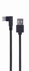 CABLE USB2 TO USB-C ANGLED/CC-USB2-AMCML-0.2M GEMBIRD цена и информация | Gembird Мобильные телефоны и аксессуары | pigu.lt