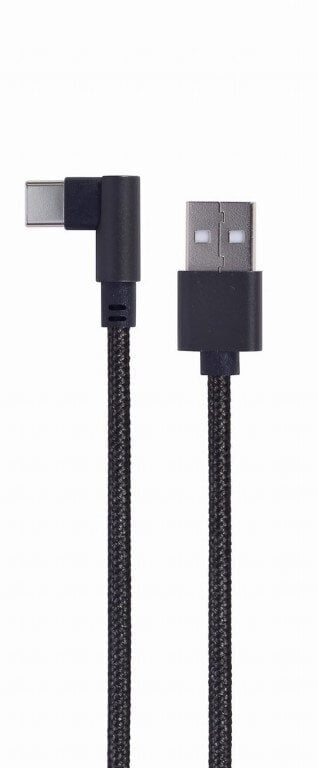 CABLE USB2 TO USB-C ANGLED/CC-USB2-AMCML-0.2M GEMBIRD kaina ir informacija | Laidai telefonams | pigu.lt