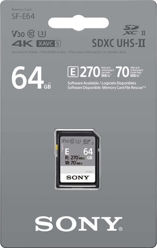 Sony SF-E64 kaina ir informacija | Atminties kortelės telefonams | pigu.lt