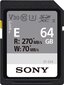 Sony SF-E64 kaina ir informacija | Atminties kortelės telefonams | pigu.lt