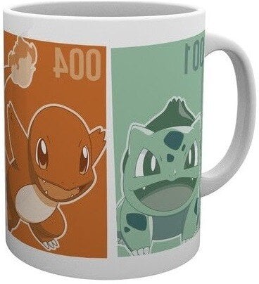 Pokemon - Starters Mug, puodelis kaina ir informacija | Žaidėjų atributika | pigu.lt