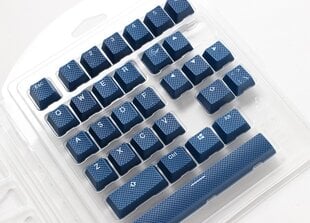 Ducky Rubber Keycap Set | 31vnt, Navy Blue kaina ir informacija | Klaviatūros | pigu.lt