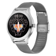 Garett Women Naomi Pro Silver Steel kaina ir informacija | Išmanieji laikrodžiai (smartwatch) | pigu.lt