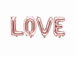 Folinis balionas Love, rožinis, 140 x 35 cm цена и информация | Шарики | pigu.lt