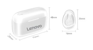 Lenovo Stereo HT18 White цена и информация | Наушники | pigu.lt