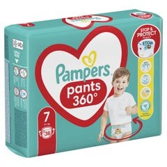 Sauskelnės-kelnaitės PAMPERS Pants Jumbo Pack 7 dydis (17+ kg), 38 vnt. цена и информация | Подгузники | pigu.lt