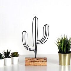 Dekoratyvinė figūrėlė Cactus Black kaina ir informacija | Interjero detalės | pigu.lt