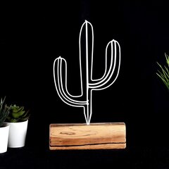 Декоративная фигура Cactus Mini White цена и информация | Детали интерьера | pigu.lt