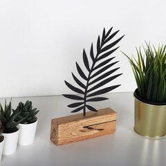 Dekoratyvinė figūrėlė Palm Leaf Black kaina ir informacija | Interjero detalės | pigu.lt