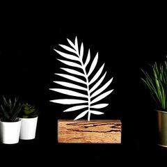 Dekoratyvinė figūrėlė Palm Leaf White kaina ir informacija | Interjero detalės | pigu.lt